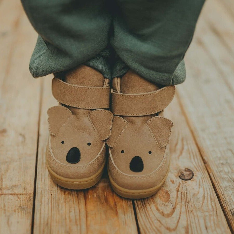Mika sneakers koala truffle leather - Charly's