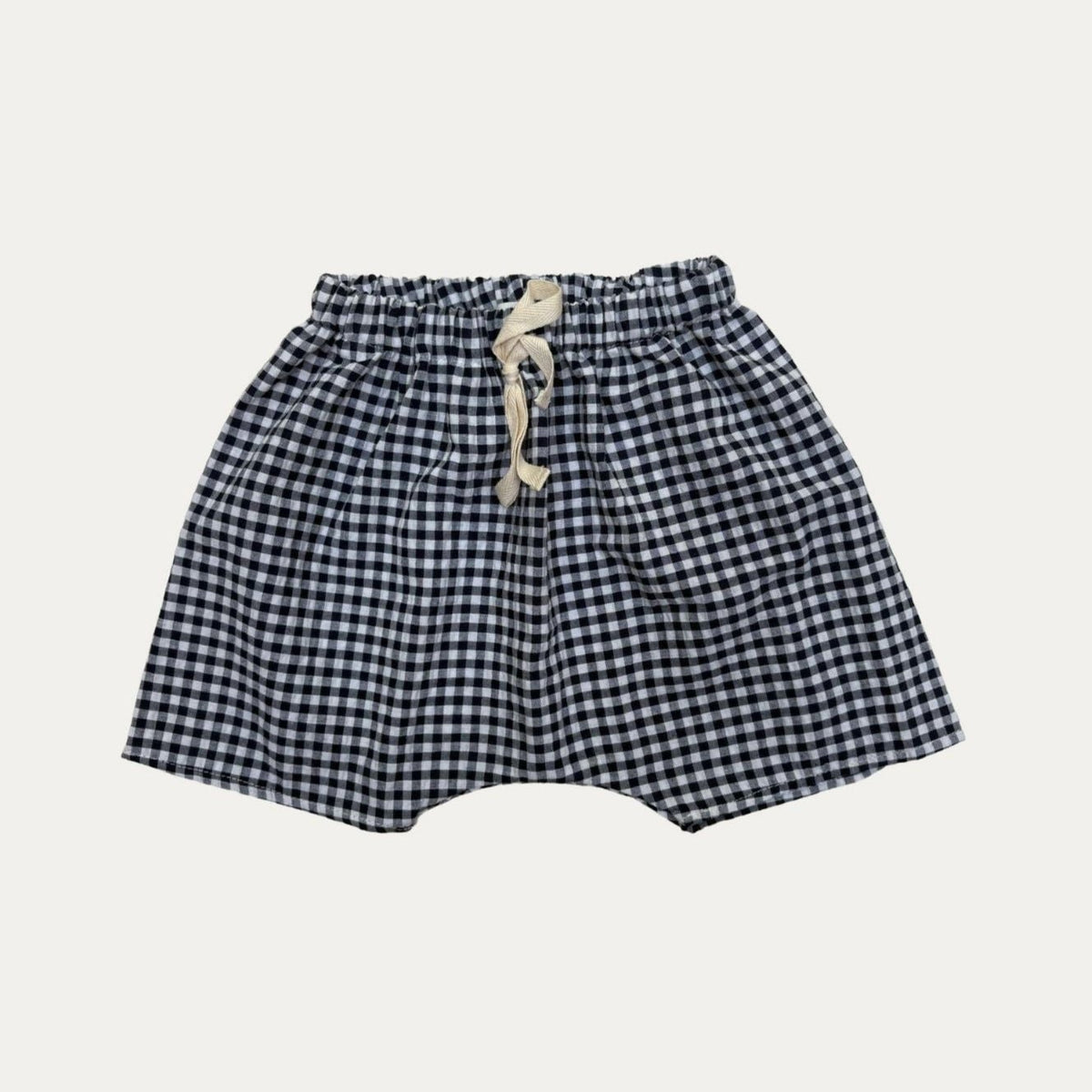 Shortje blauw checkers - Charly's