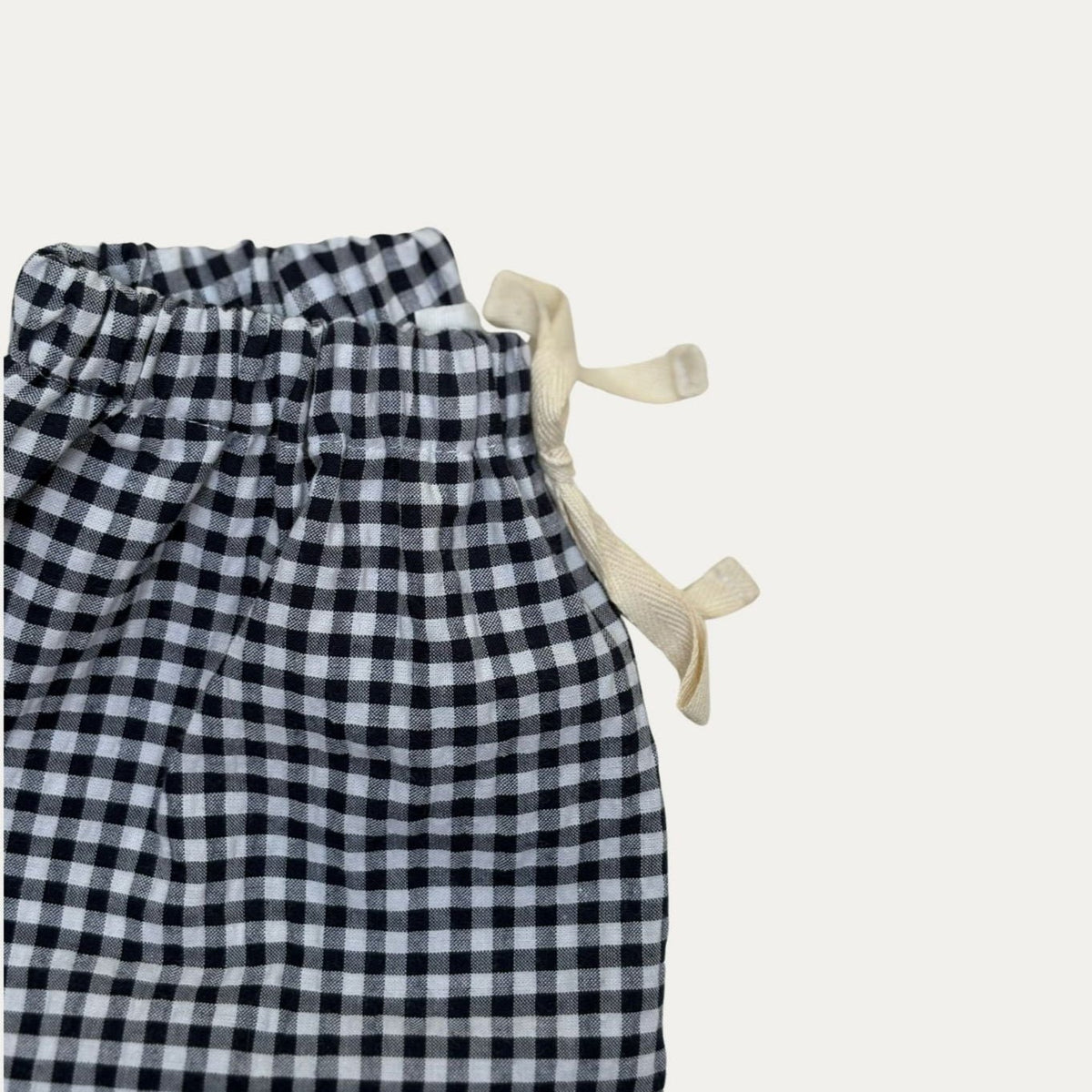 Shortje blauw checkers - Charly's