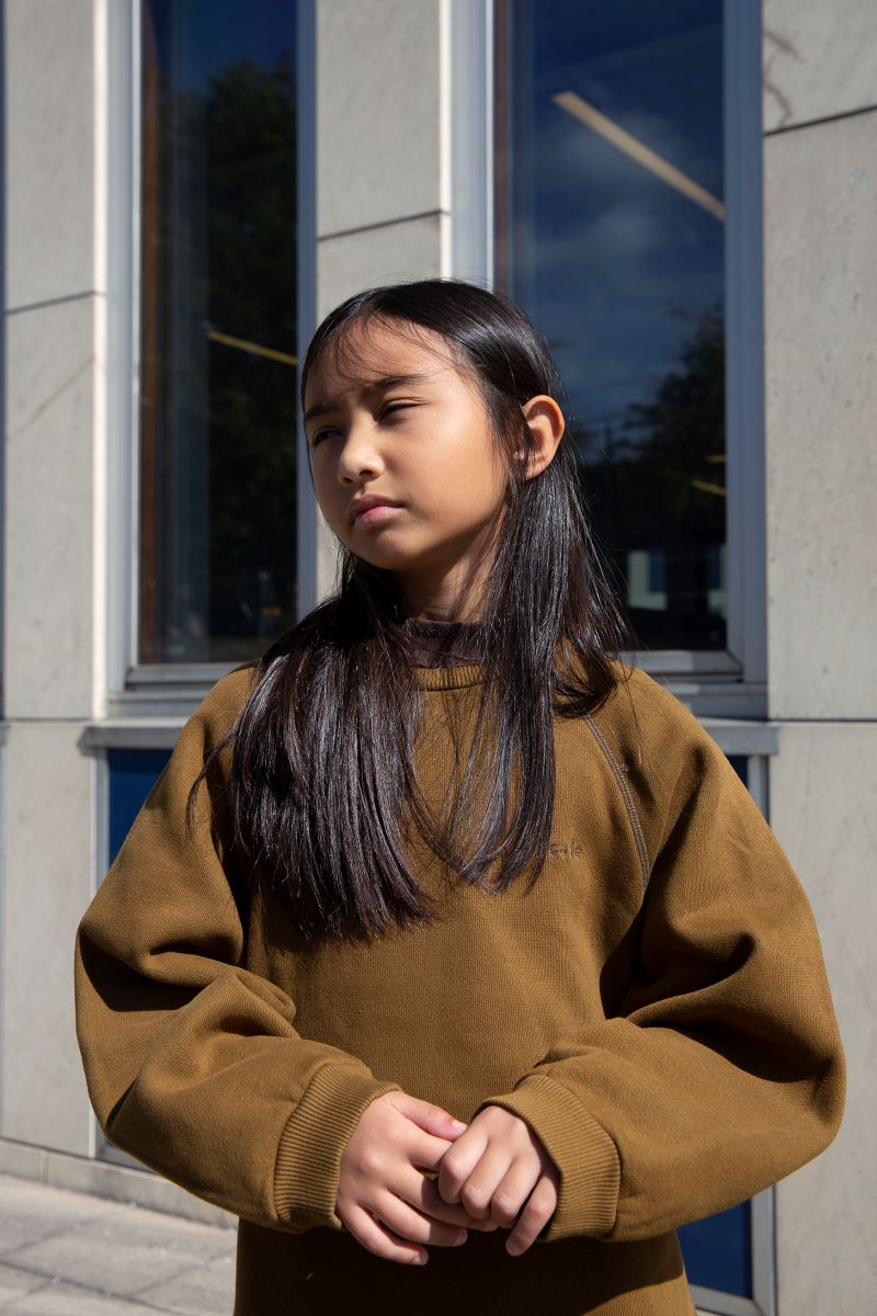 Tanto chunky sweatshirt stone - Charly's