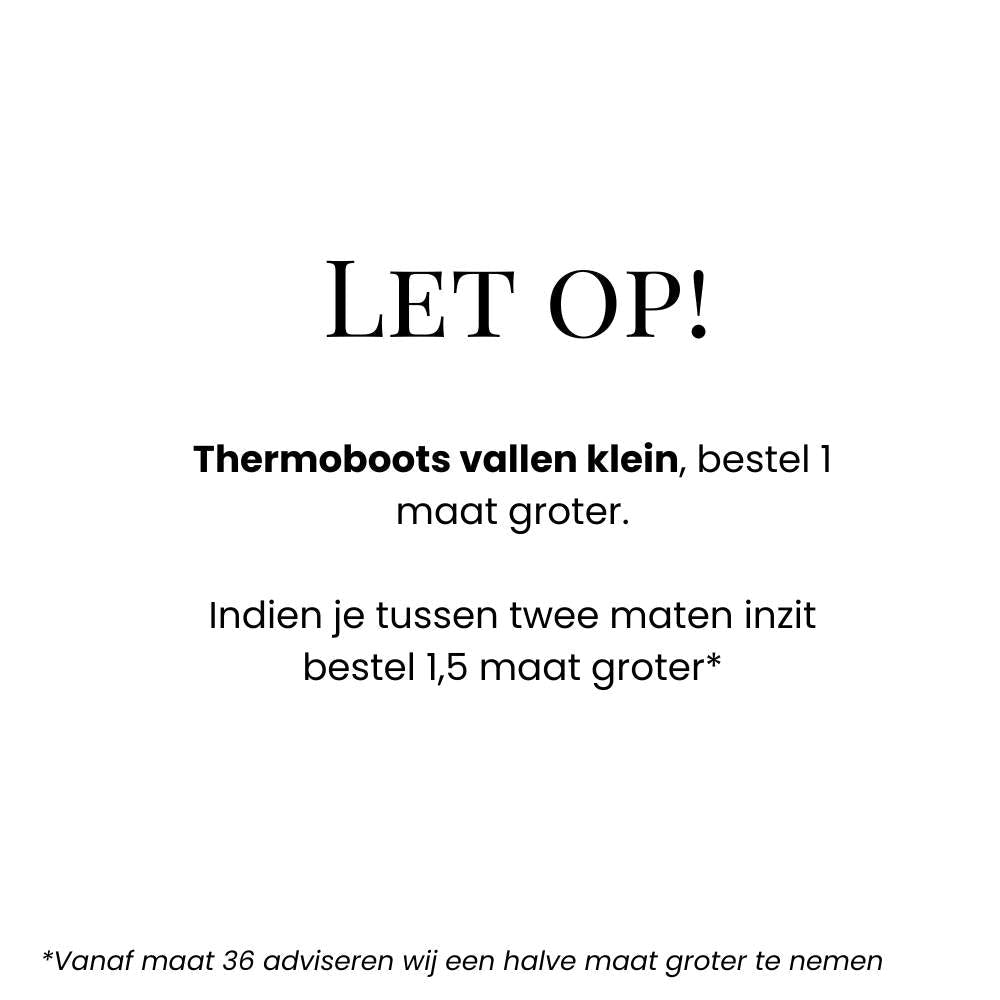 Thermoboots zwart kort - Charly's