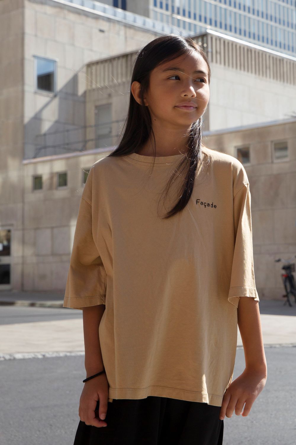 Vanadis wide tee caramel - Charly's