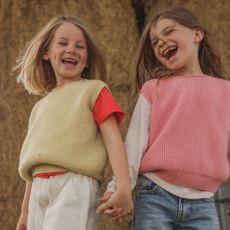 Vest harvey kids light yellow - Charly's