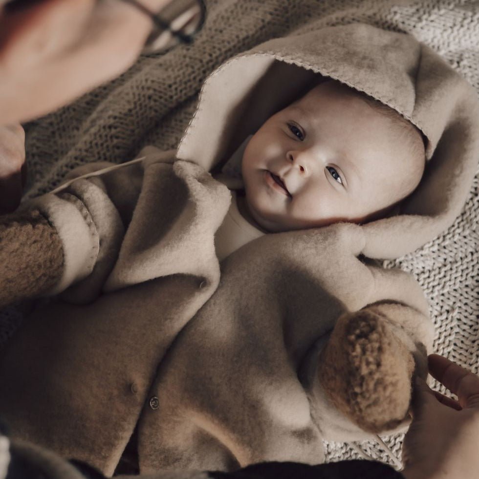 Vestje newborn merinowol - Charly's
