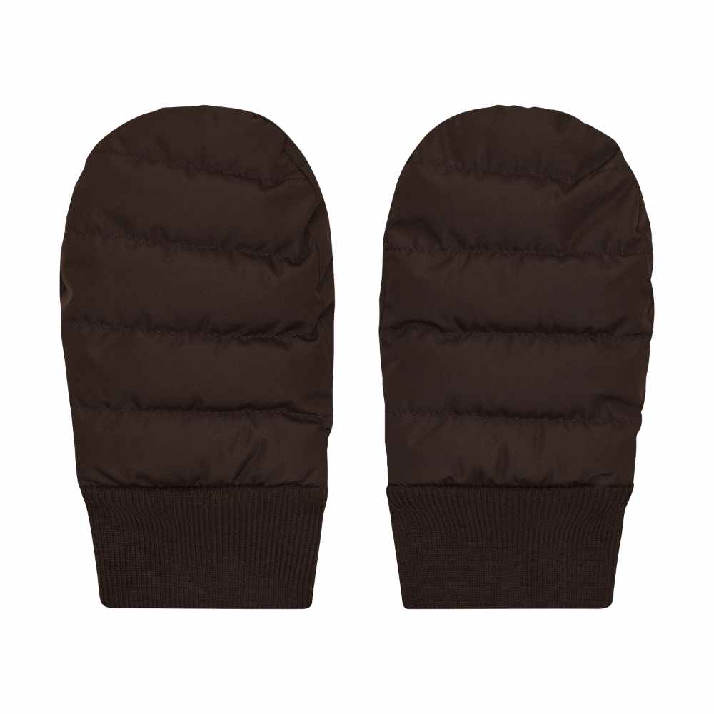 Mouffles imperméables enfant grain de café