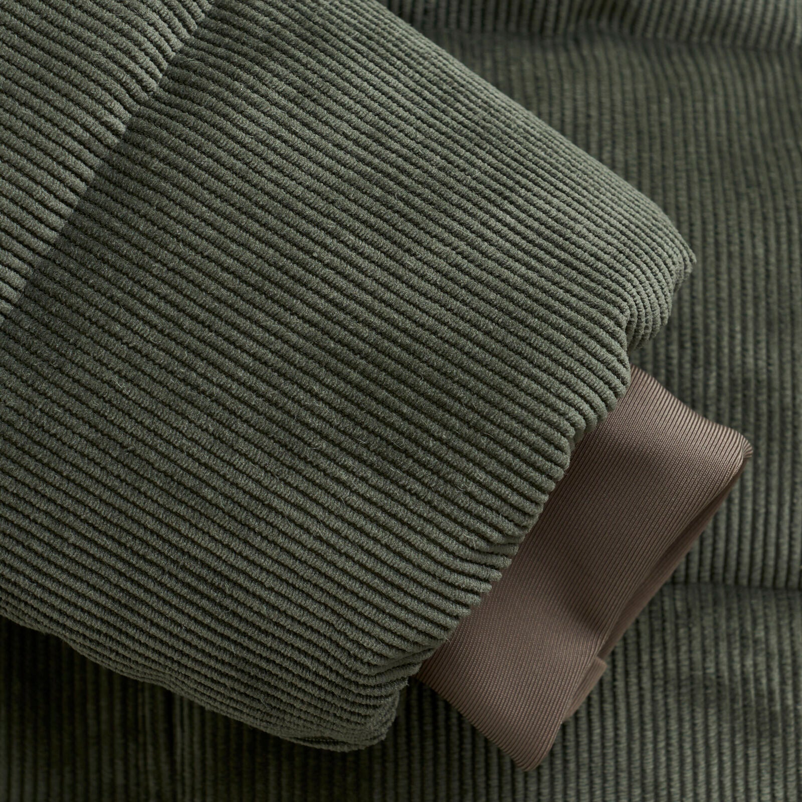 Winterjas kambaba groen corduroy enfant - Charly's