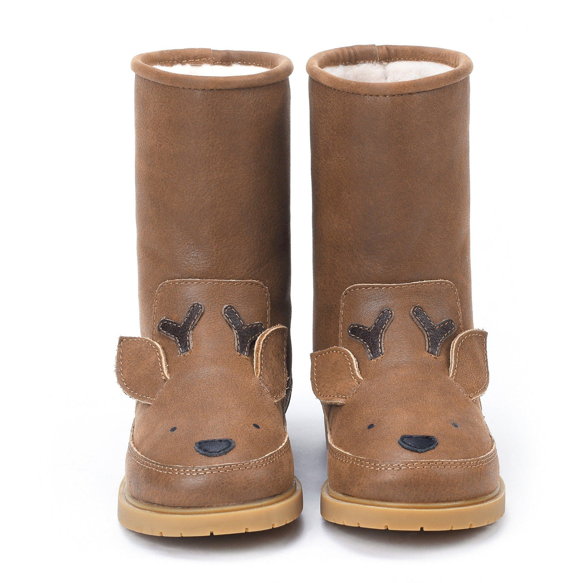Boots chestnut leather - Charly's