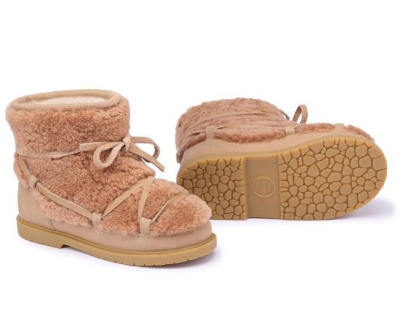 Boots curly inuka beige - Charly's