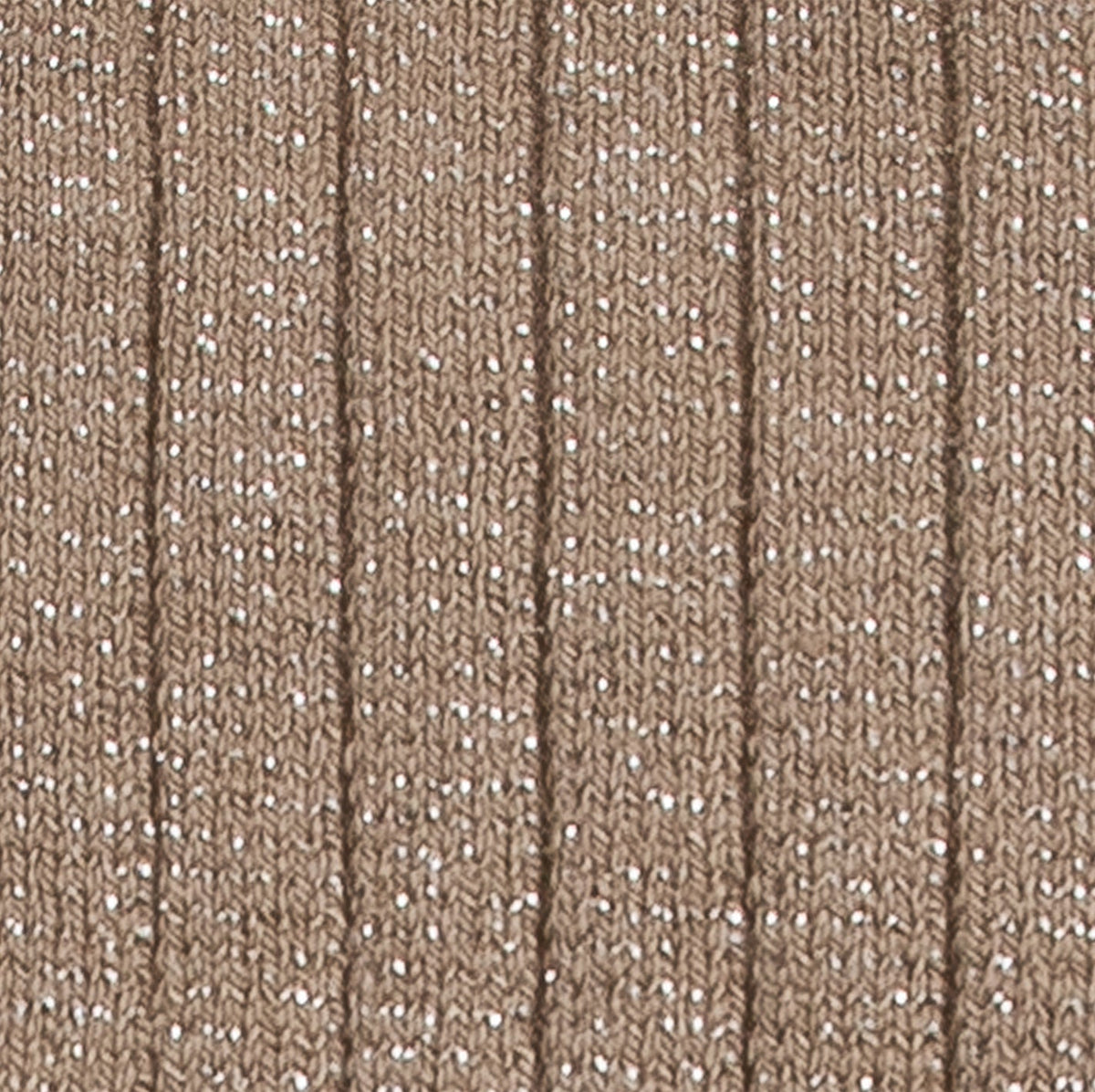 Maillot glitter taupe ribbed - Charly's
