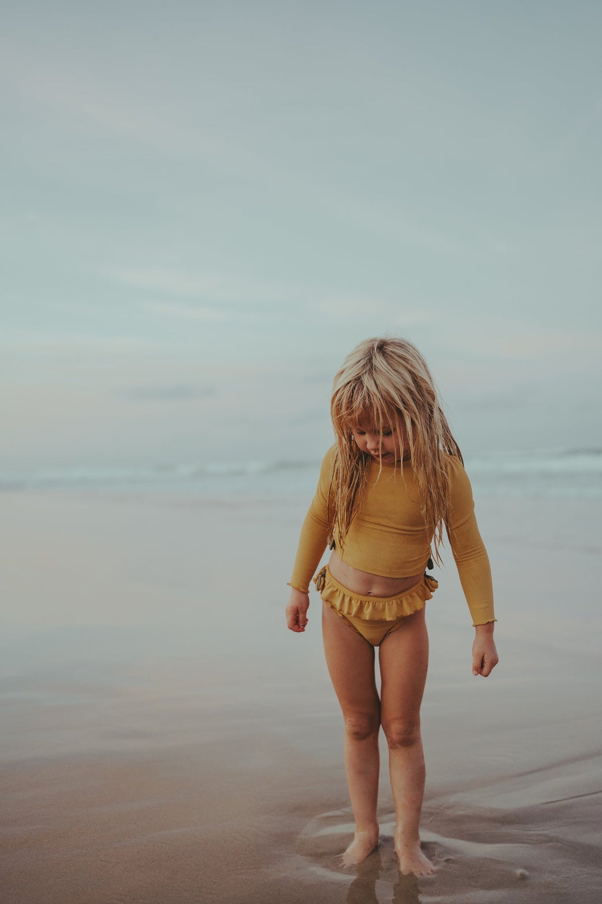 Nia swim shirt lemon - Charly's