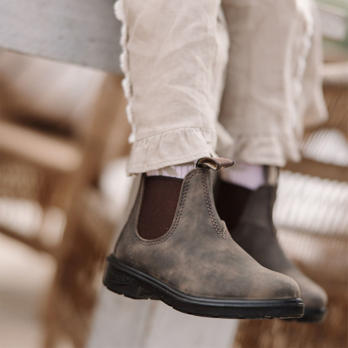 Bottes Chelsea marron rustique 565