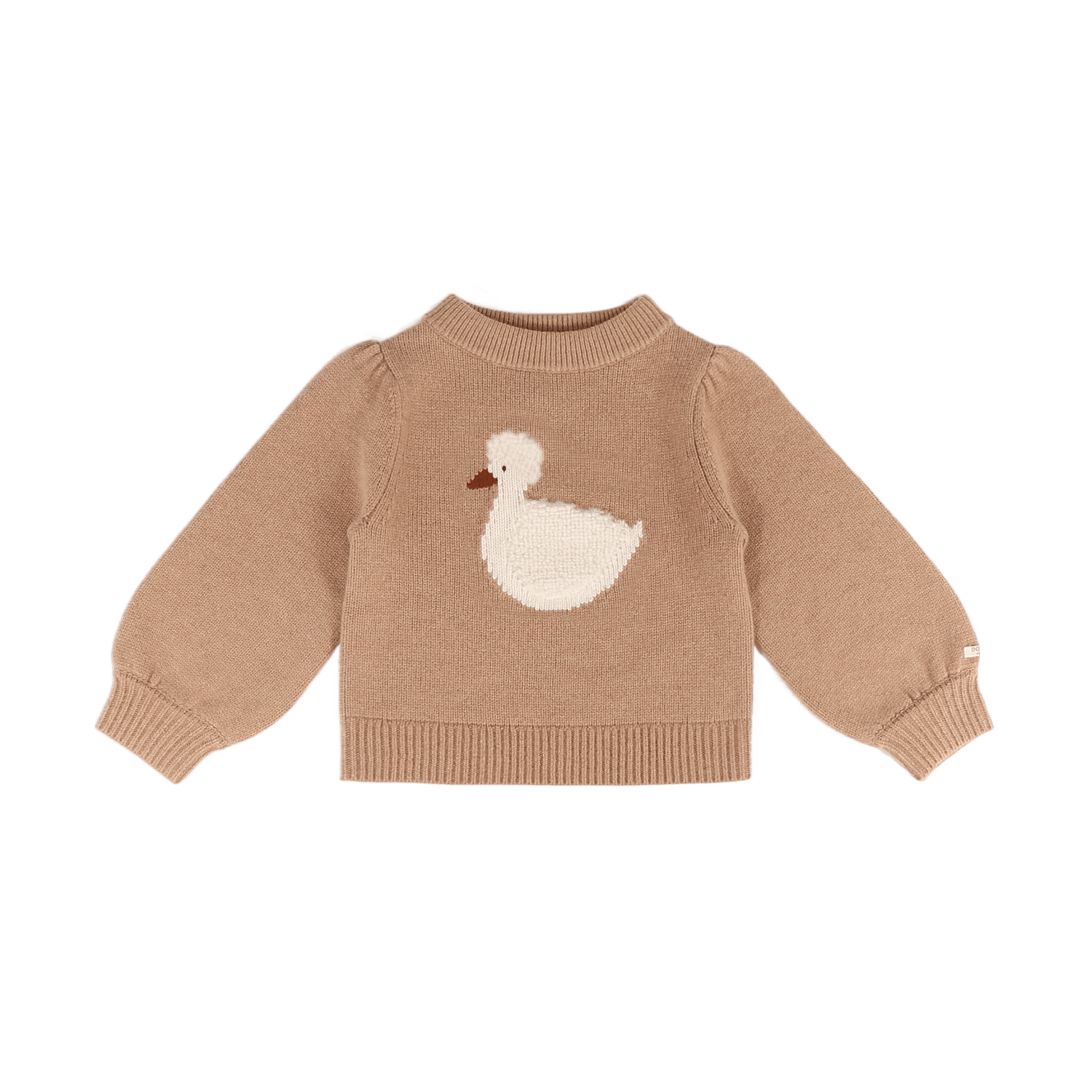 Pull en laine mérinos Denna, coloris canard