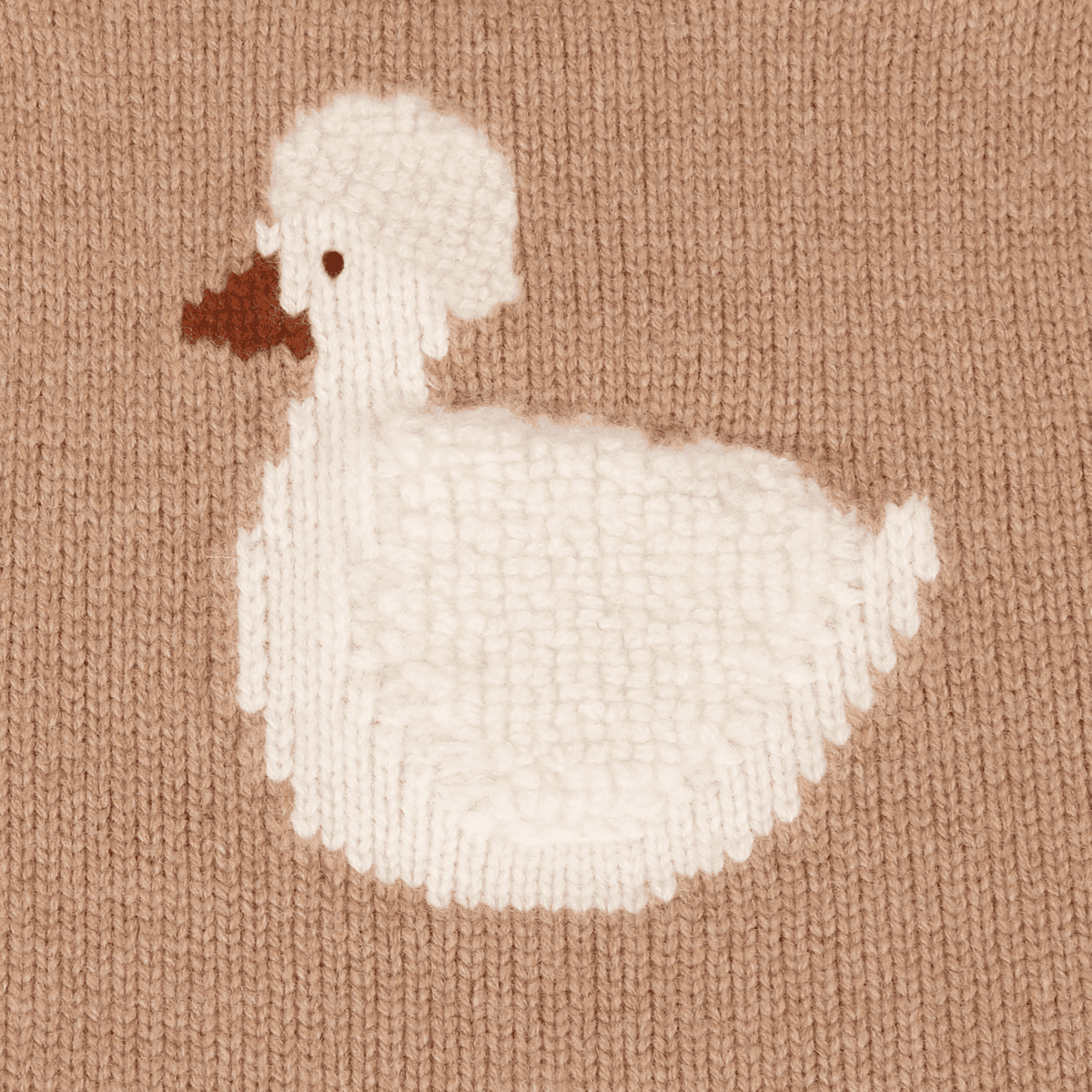 Pull en laine mérinos Denna, coloris canard