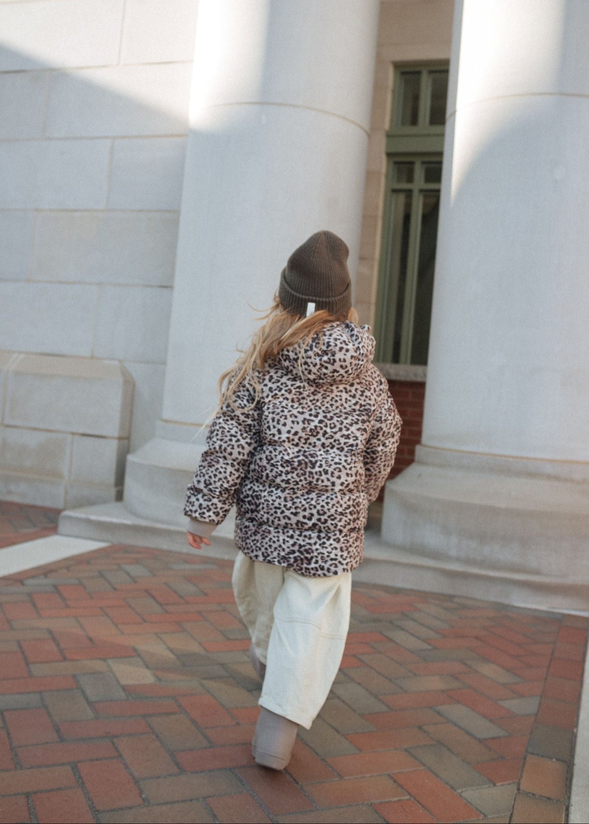 Manteau d'hiver pine bark leopard enfant