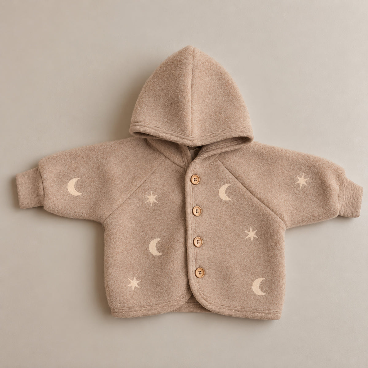 Veste polaire loup sable édition limitée lune