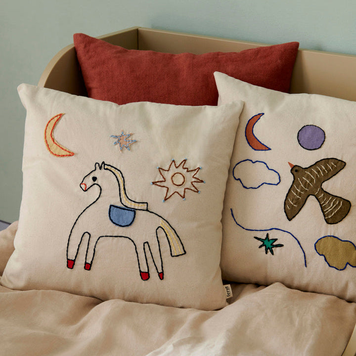 Coussin oiseau