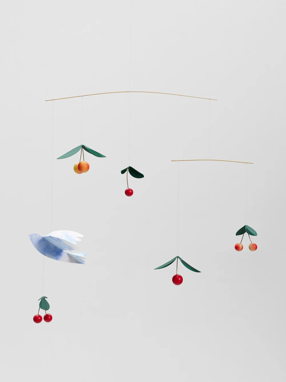 Mobile oiseau-cerise