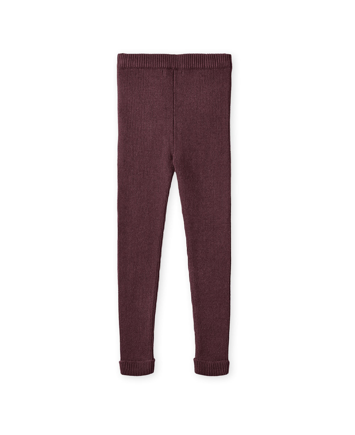 Legging côtelé bordeaux