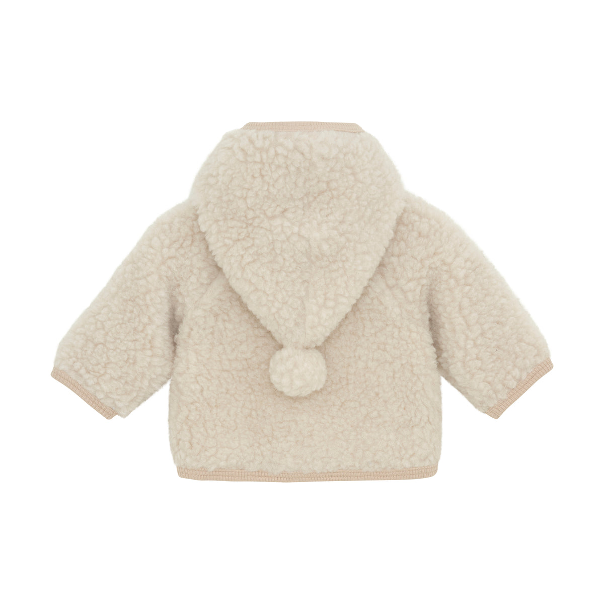 Veste teddy ciment