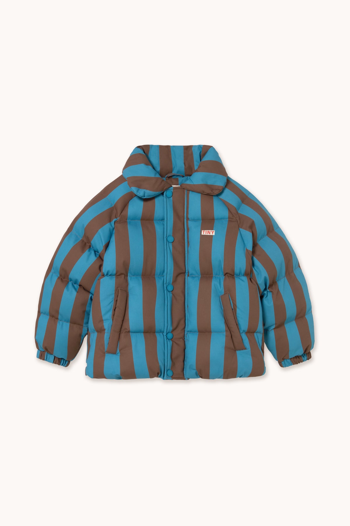 Veste rayée rétro bleue