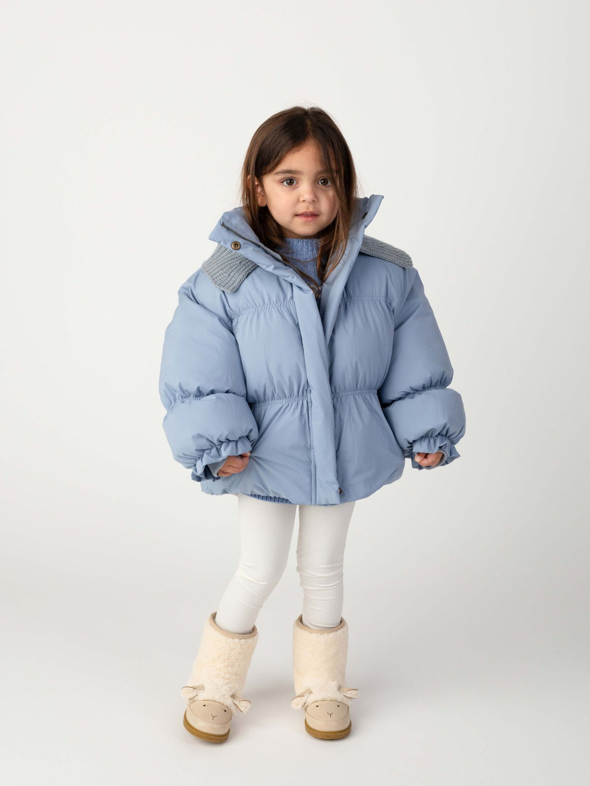 Veste Suzanne bleu brumeux
