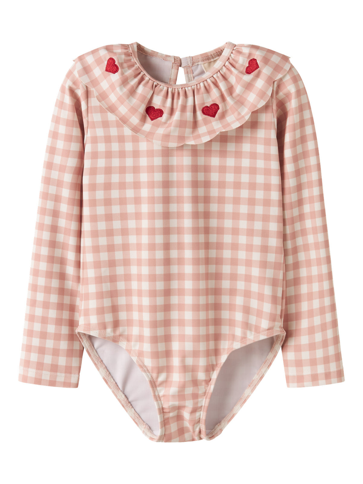 Maillot de bain cœur en seersucker
