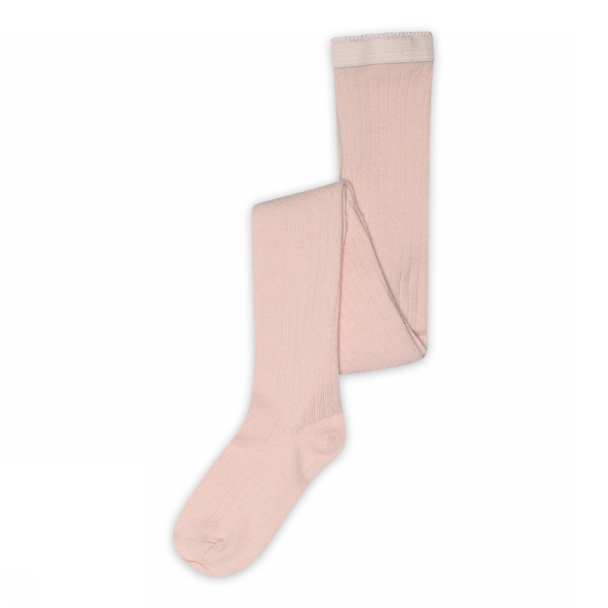 Maillot côtelé en laine rose