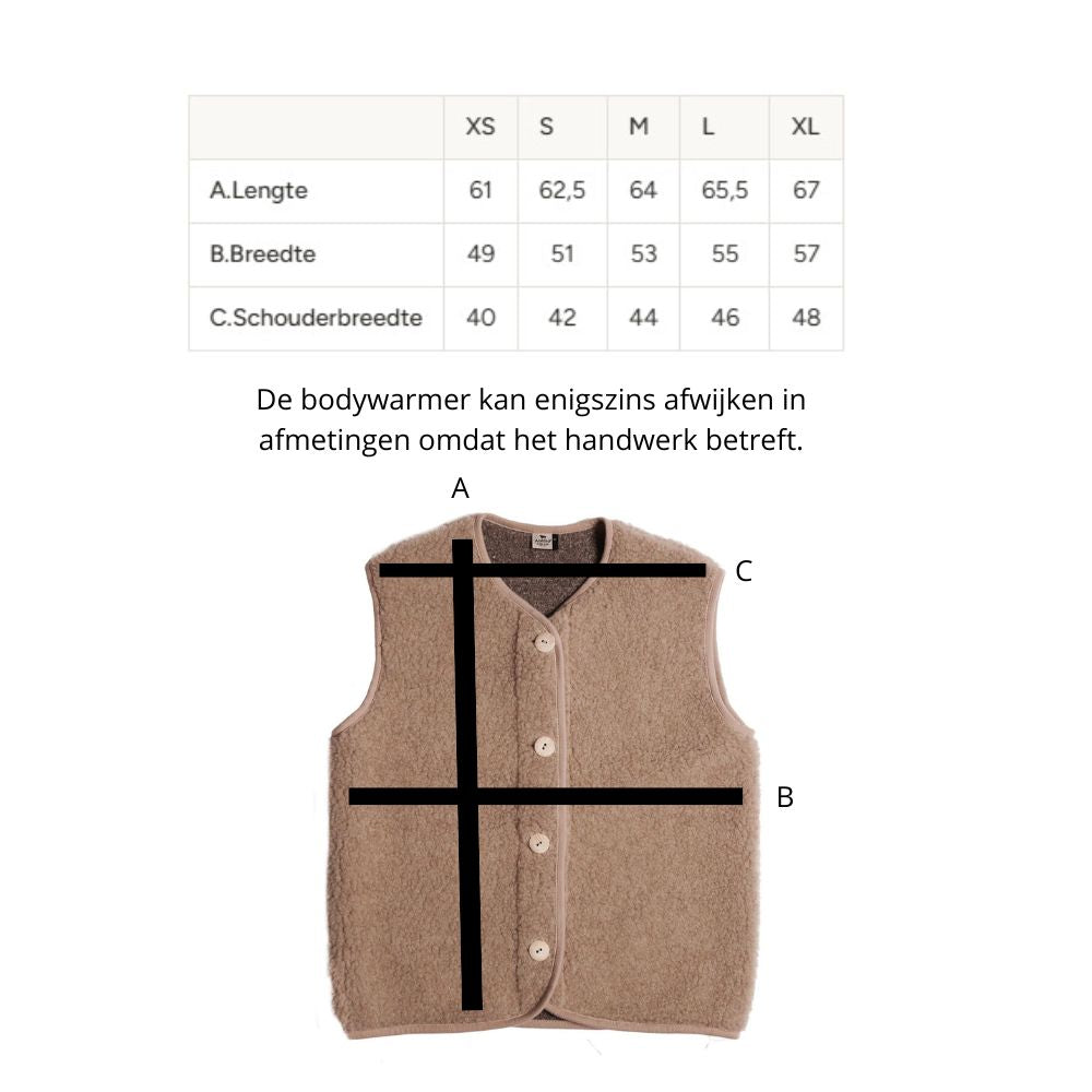 Bodywarmer Po édition limitée tan adulte