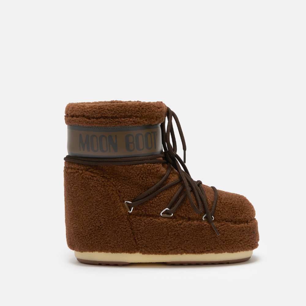 Après-ski bottes marron polaire basse