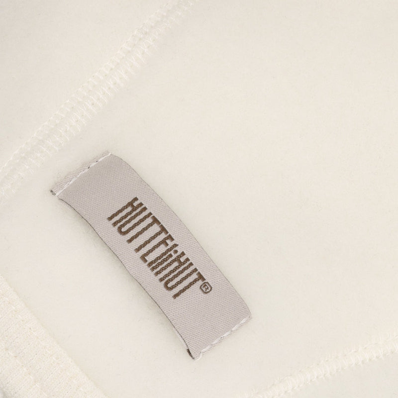 Bonnet en polaire de laine loup tofu