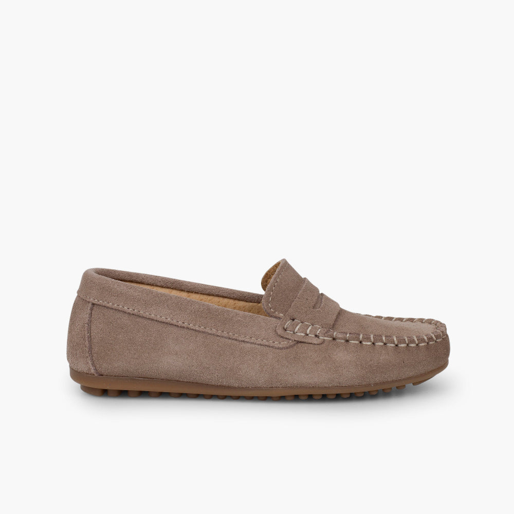 Mocassins taupe