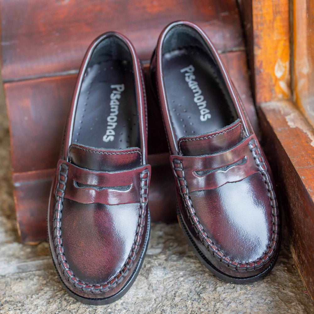 Mocassins bordeaux