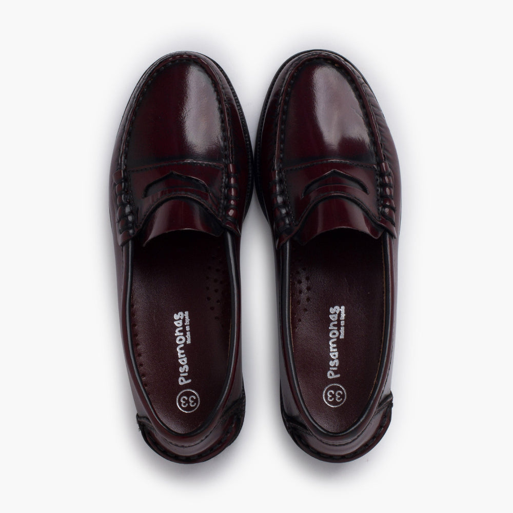 Mocassins bordeaux