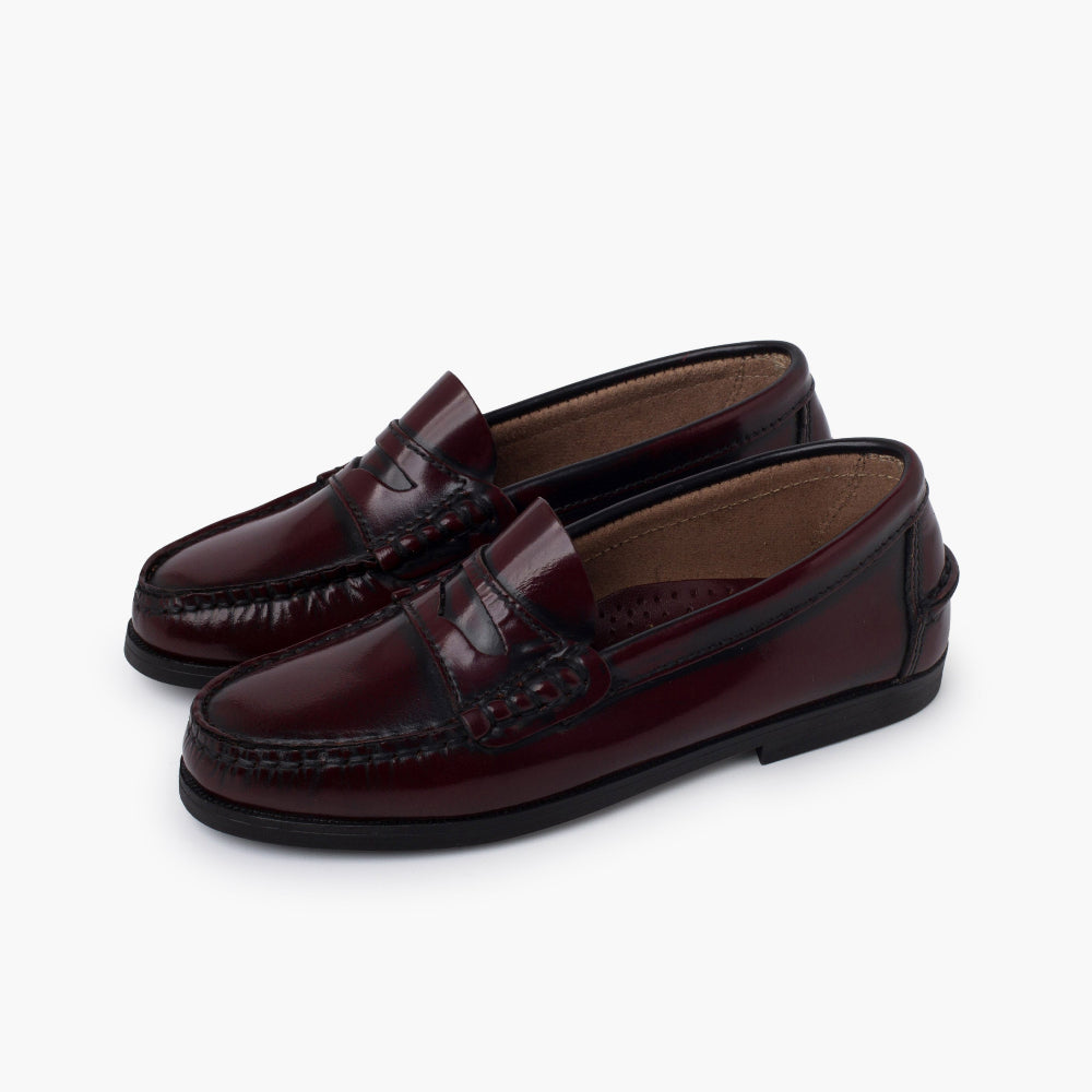 Mocassins bordeaux