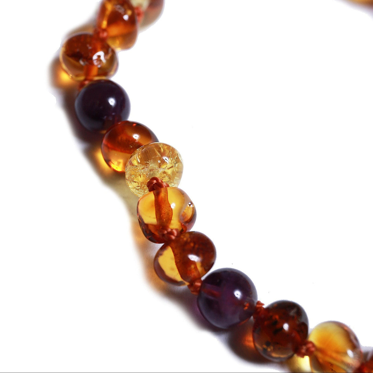 Barnsteen armband amethyst - Charly's