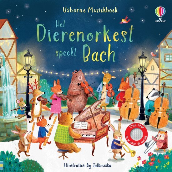 Dierenorkest speelt Bach geluidenboek 0+ - Charly's