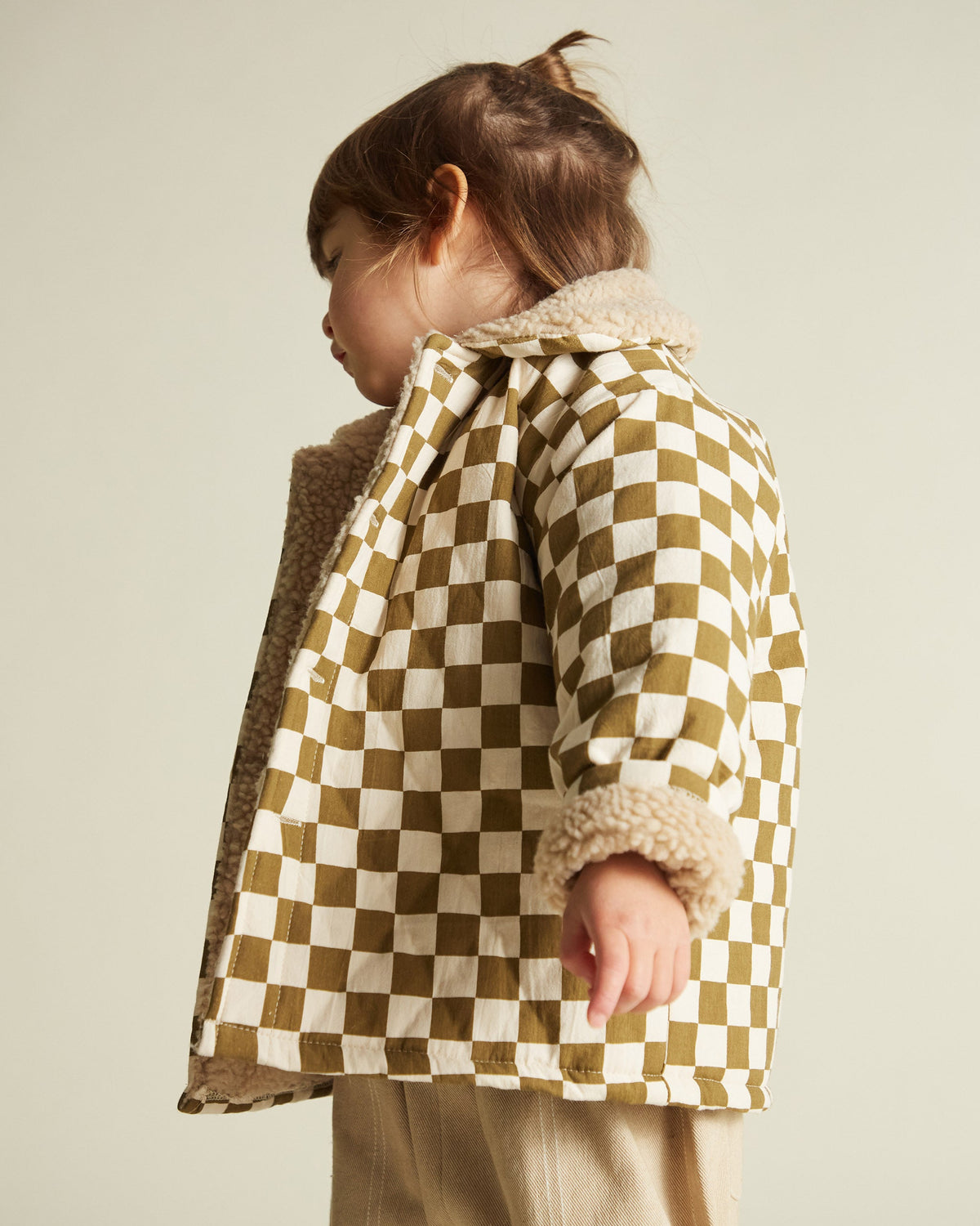 Emery checkerboard coat - Charly's