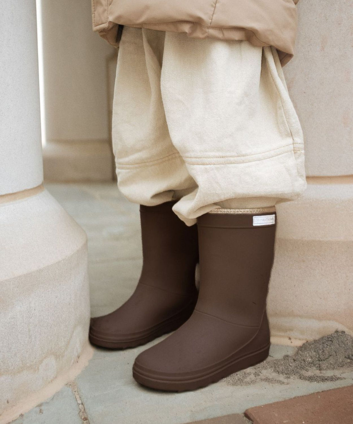 Bottes thermiques pailletées édition limitée grain de café enfant