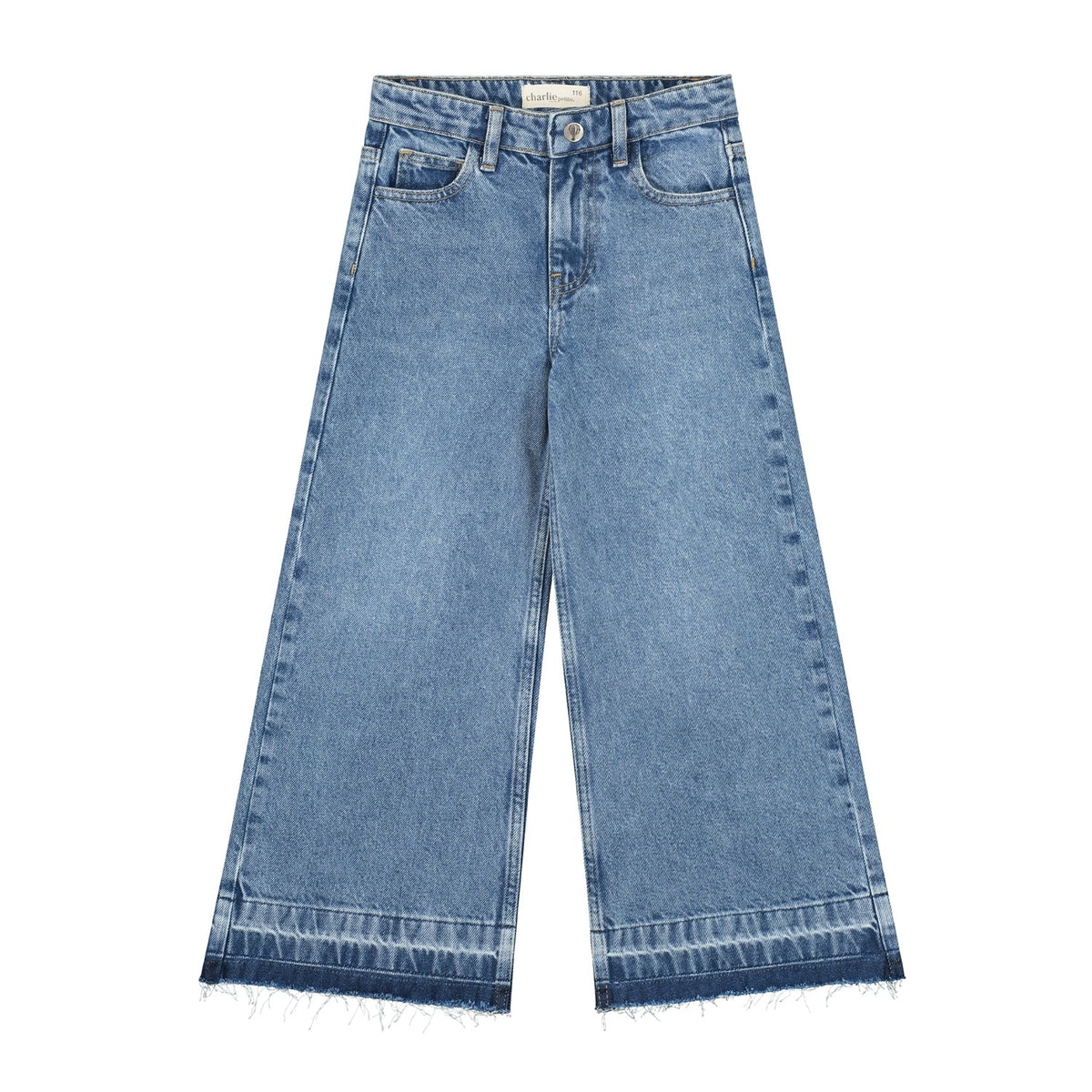 Flaired broek isae blauw - Charly's