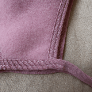 Fleece strikmutsje rose - Charly's