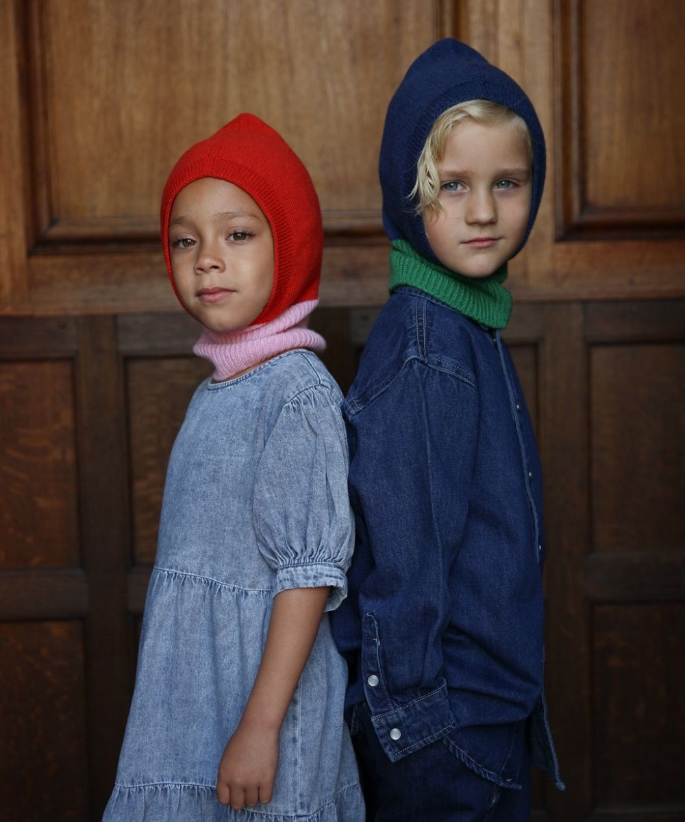 Cagoule eddy coton de sucre rouge
