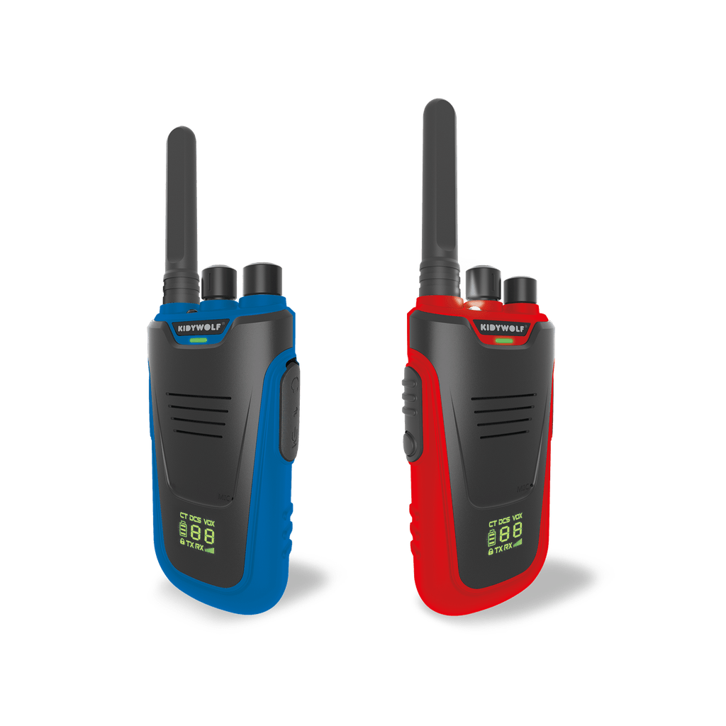 Kidytalk walkie talkie blauw rood - Charly's