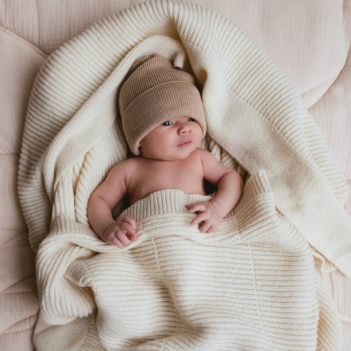 Ledikant deken gaston soft beige - Charly's