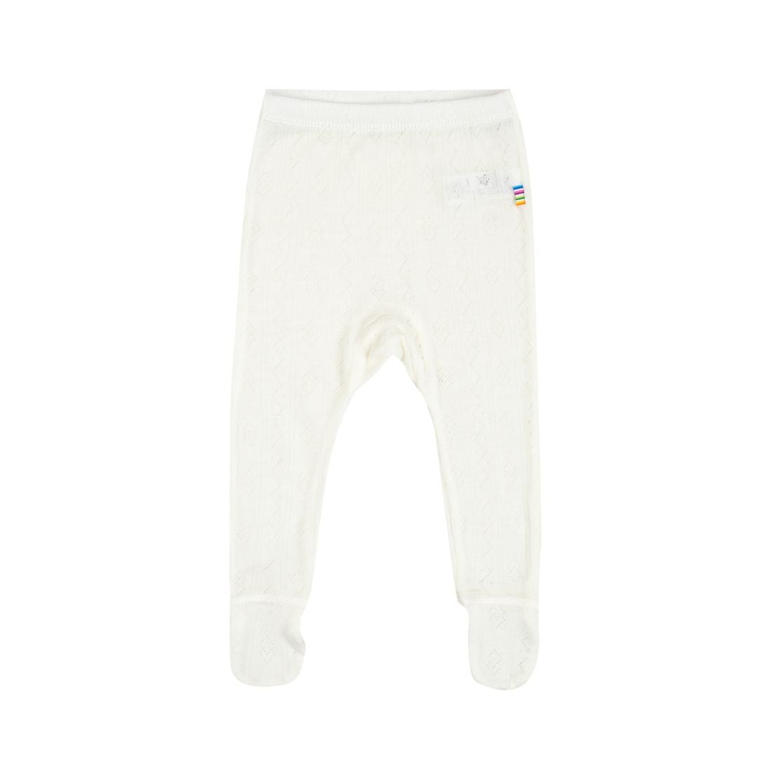 Legging naturel pointelle met voetjes - Charly's