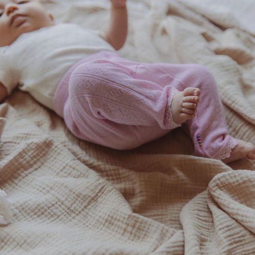 Legging rose pointelle baby - Charly's
