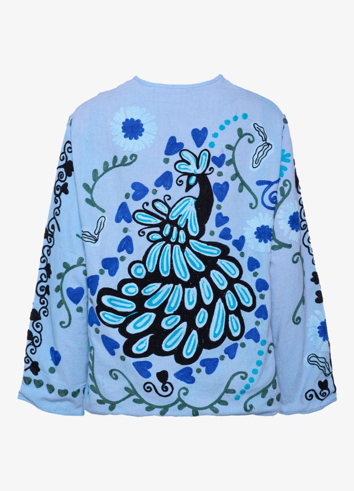 Maggie Suzani Love Jacket Blue - Charly's