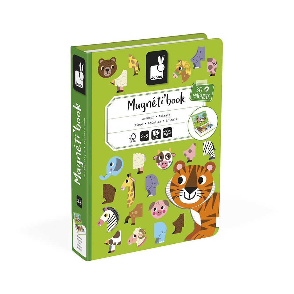 Magneetboek dieren 30 st - Charly's