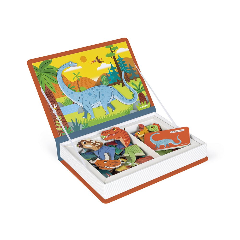 Magneetboek dinosaurus 40st - Charly's