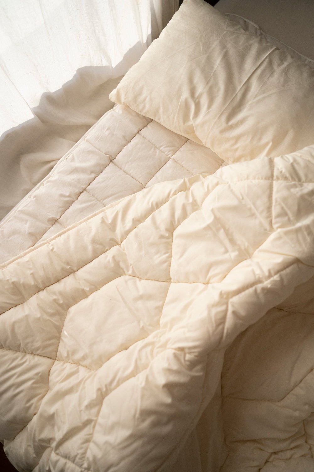 Matrastopper merino wol vulling - Charly's