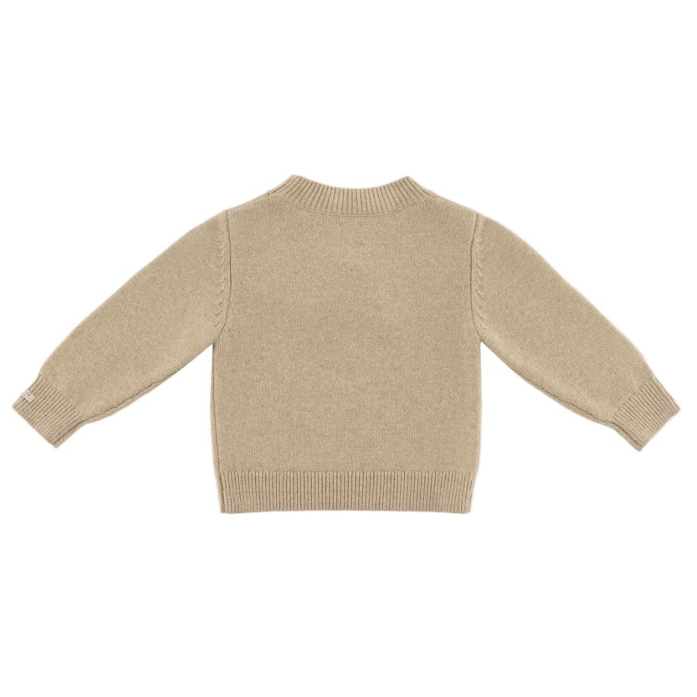 Merino wool trui beer - Charly's